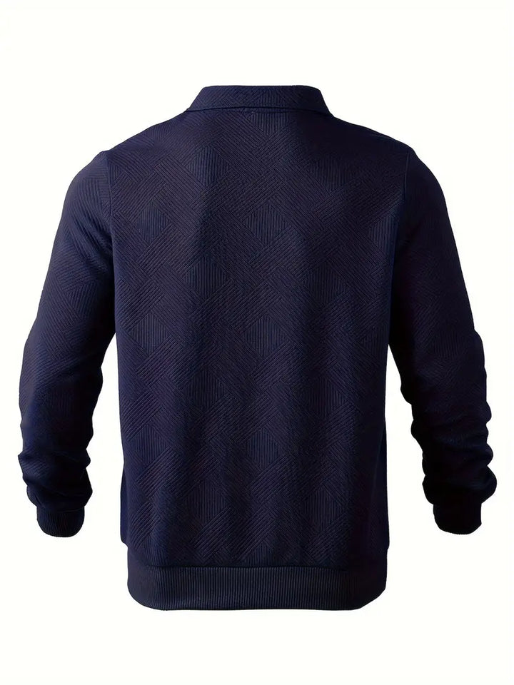 LAURENT MONACO| PULL À MAILLE GÉOMÉTRIQUE POUR HOMME