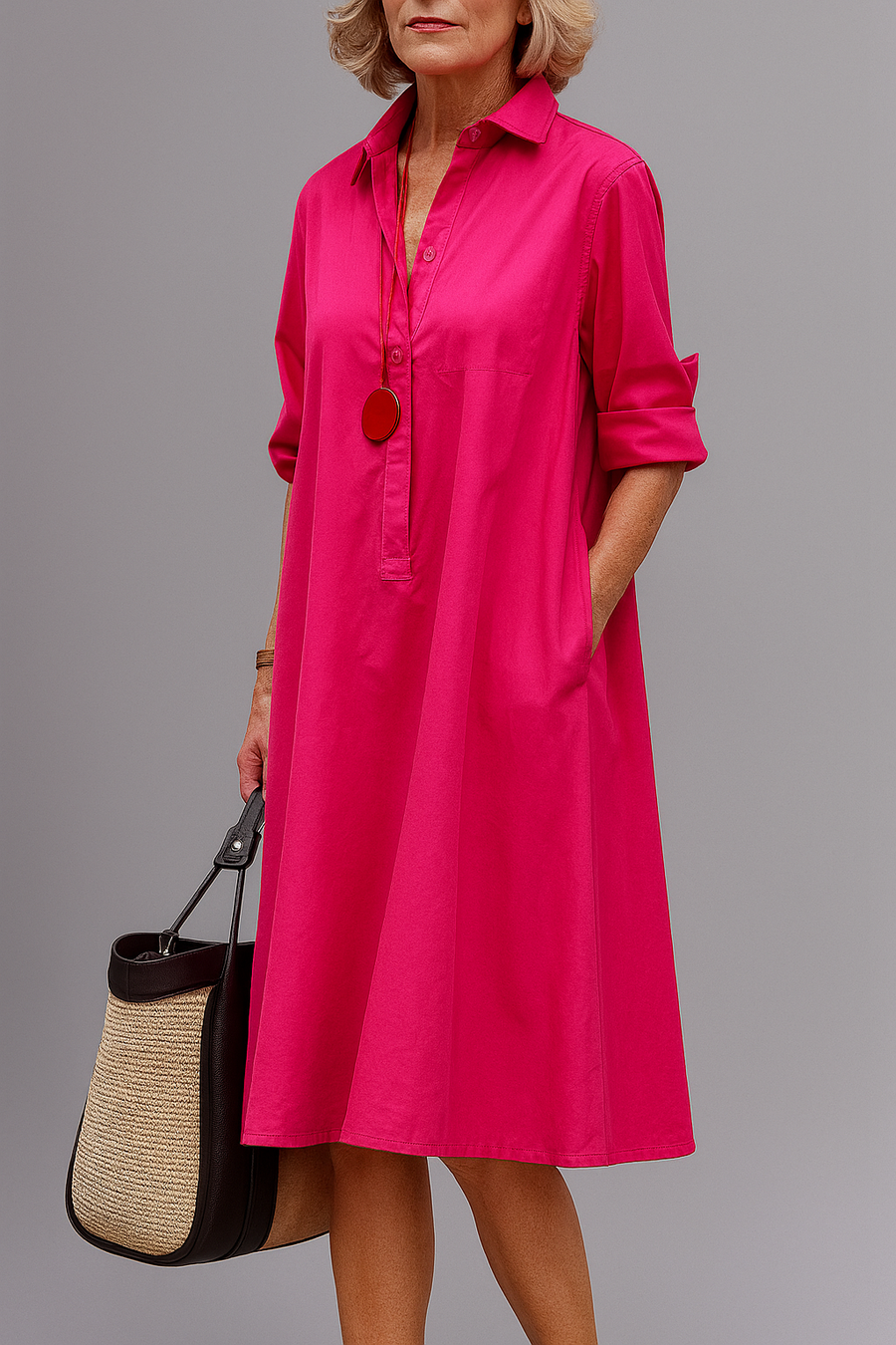 Charlotte | Robe midi soignée et élégante