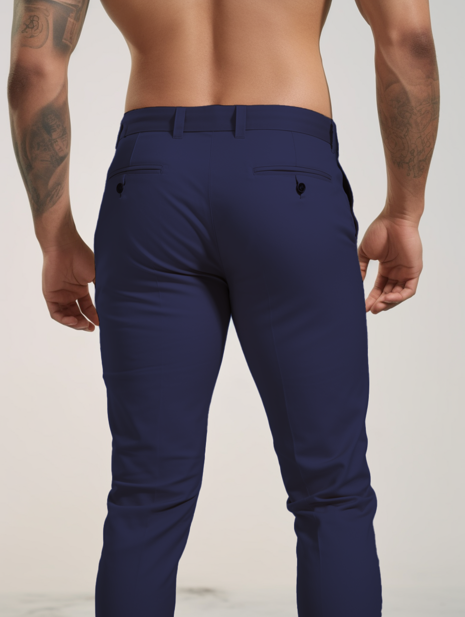 LAURENT MONACO | PANTALONS STRETCH POUR HOMMES