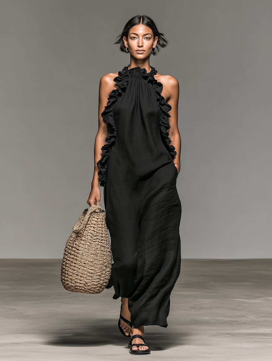 Manon | Robe Maxi avec Poches