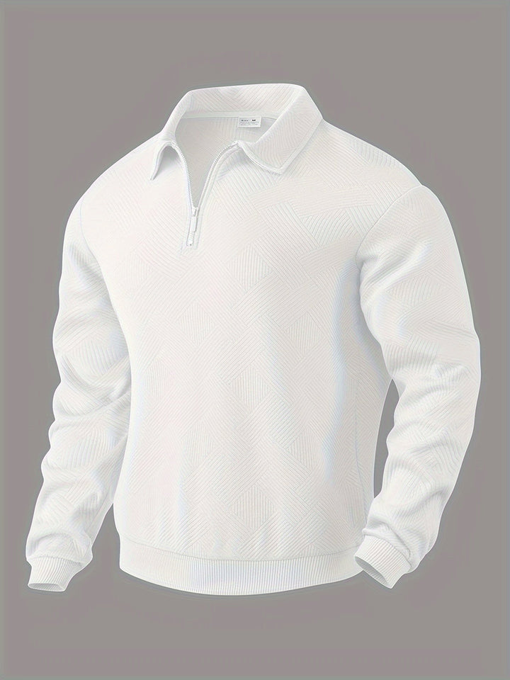 LAURENT MONACO| PULL À MAILLE GÉOMÉTRIQUE POUR HOMME