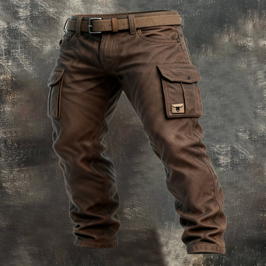 LAURENT MONACO | PANTALON CARGO DOUBLÉ POUR HOMMES