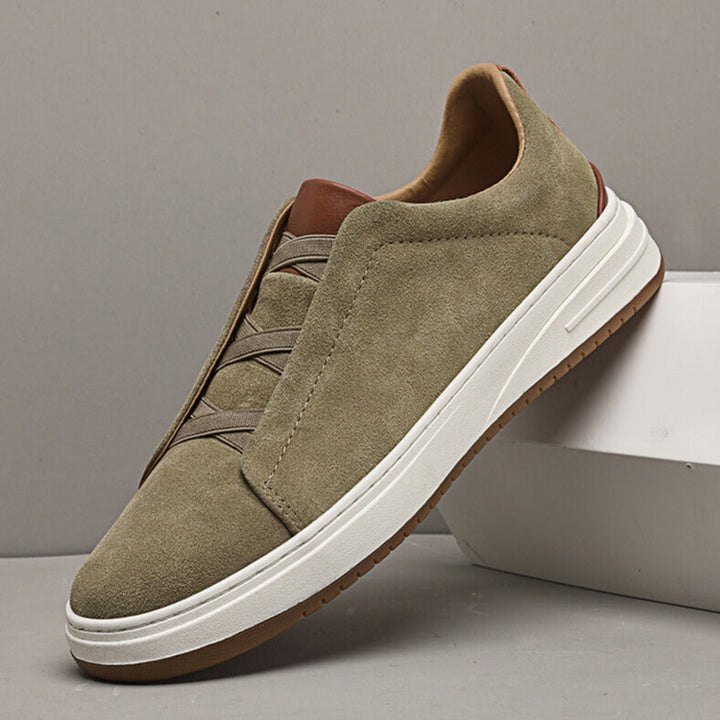 LAURENT MONACO | CHAUSSURES SANS LACETS EN DAIM POUR HOMME