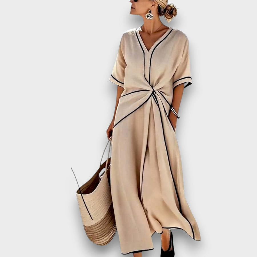 Christiane - Robe d'été rayée