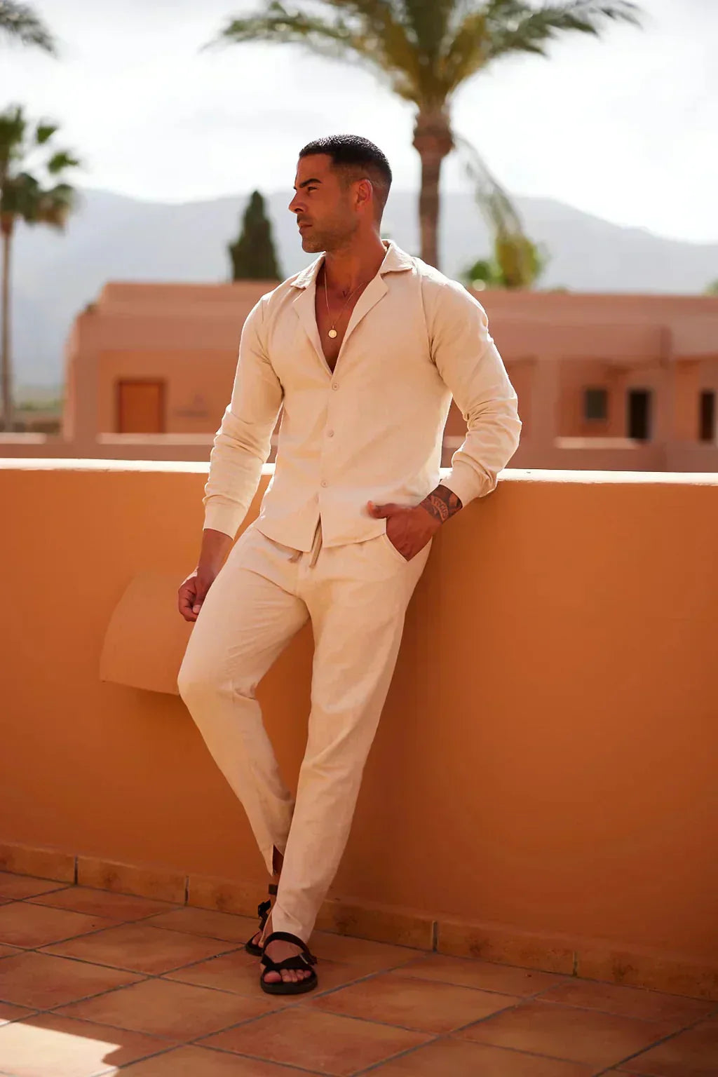 Noé | Ensemble lin pour homme