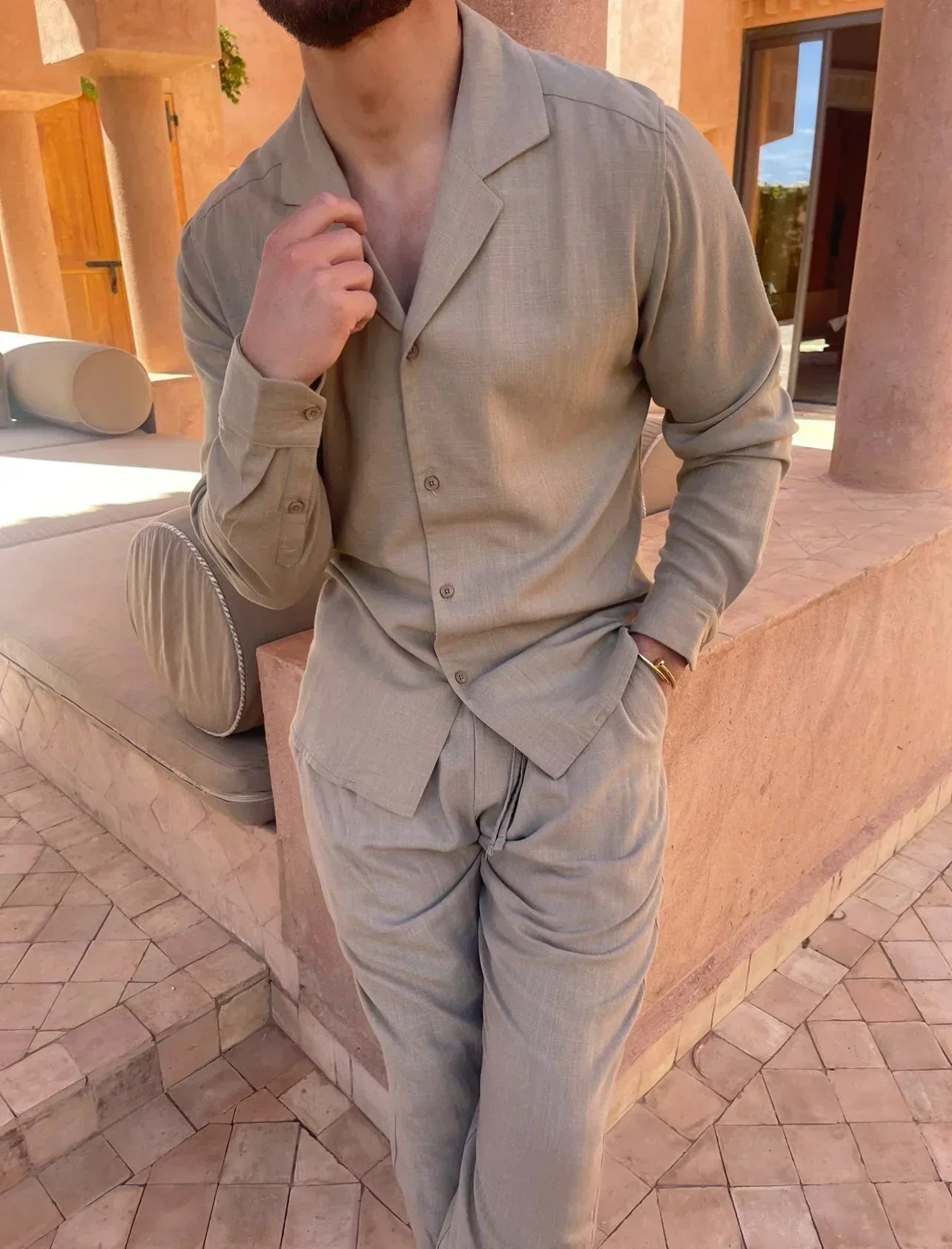 Noé | Ensemble lin pour homme