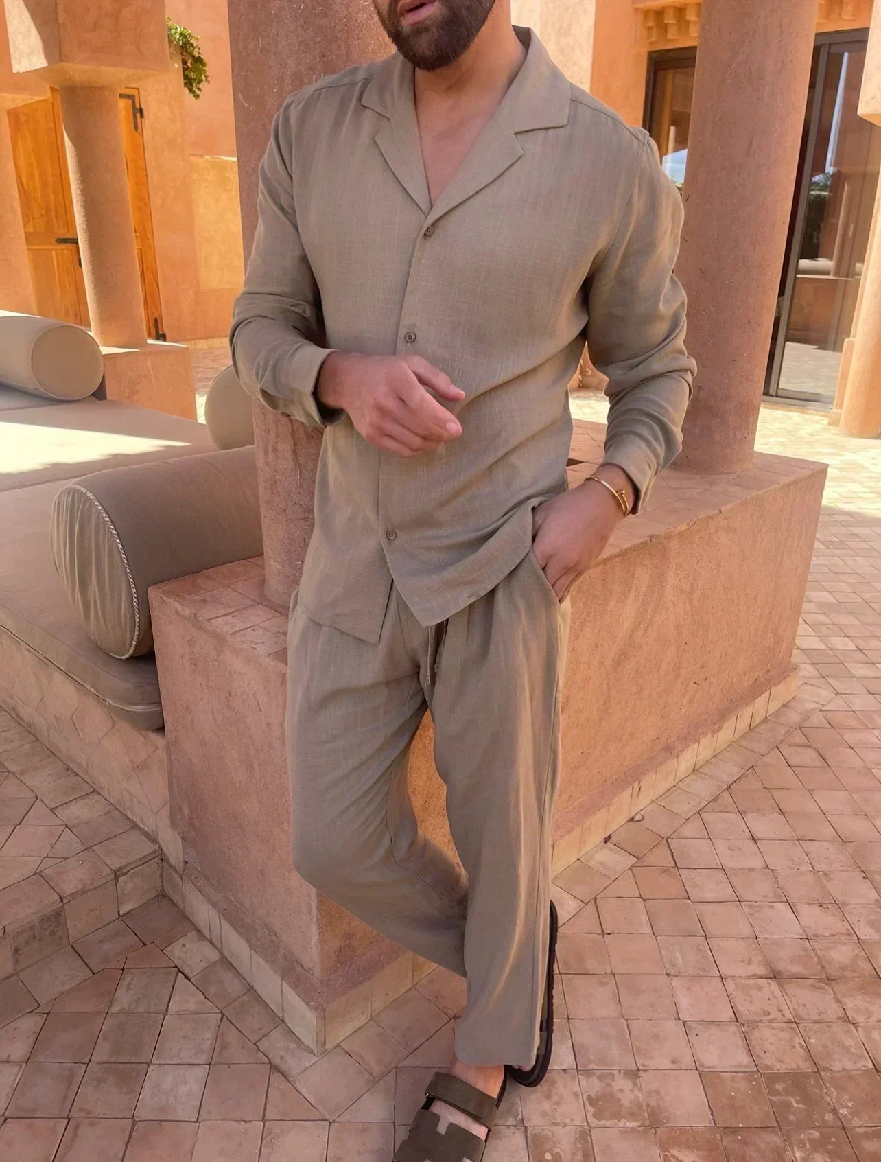 Noé | Ensemble lin pour homme
