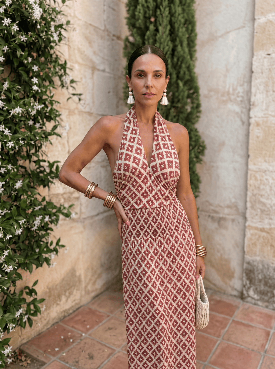 Robe Chic à Épaules Dégagées