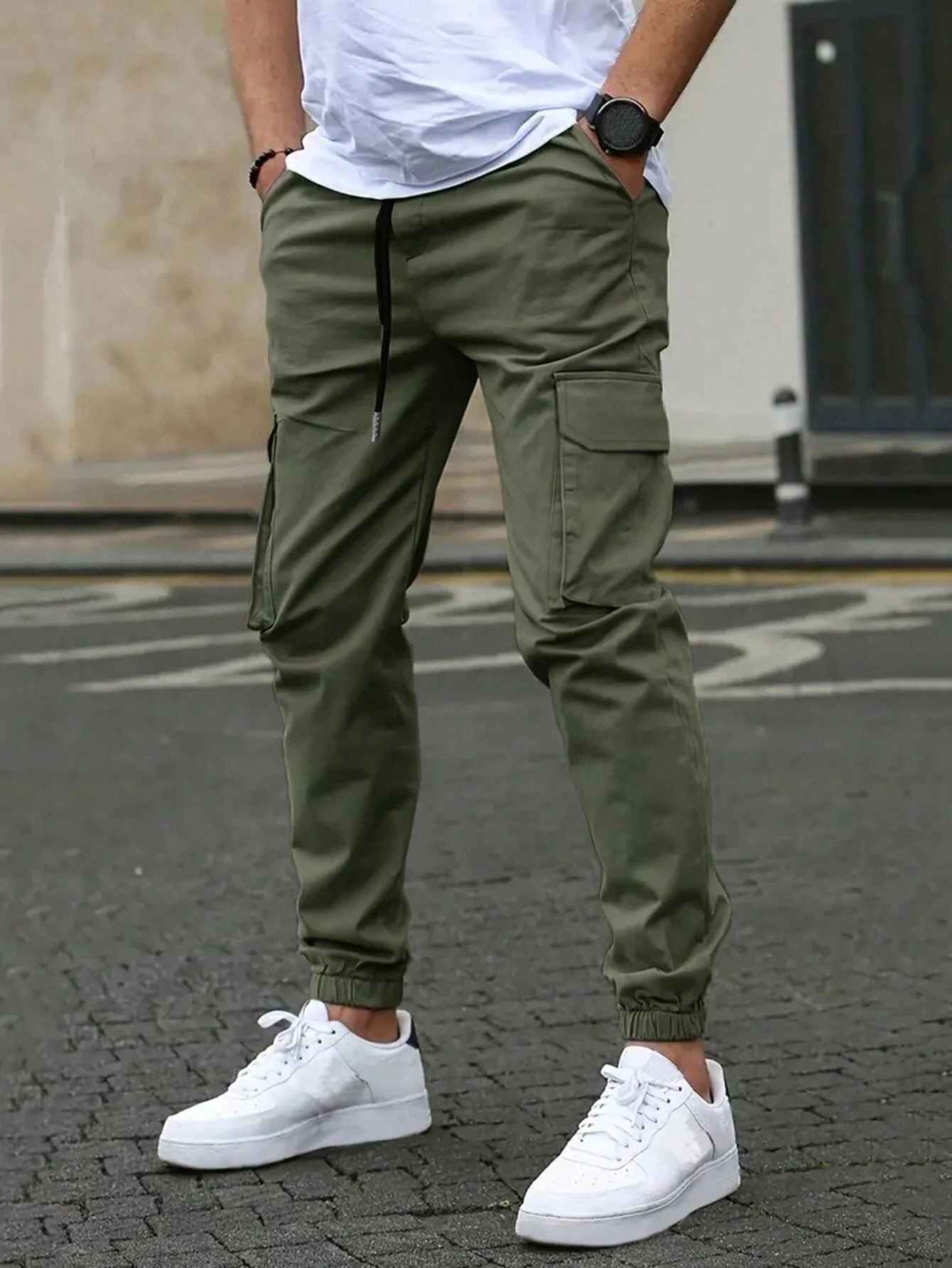 LAURENT MONACO | PANTALON CARGO ÉLÉGANT POUR HOMMES