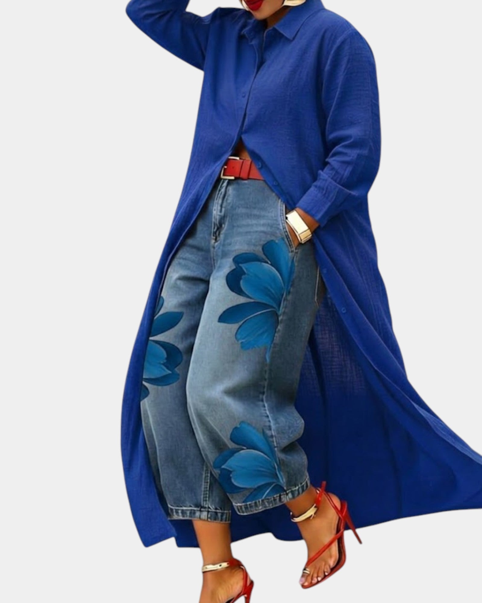 Flora | Jean Large + Chemise OFFERTE
