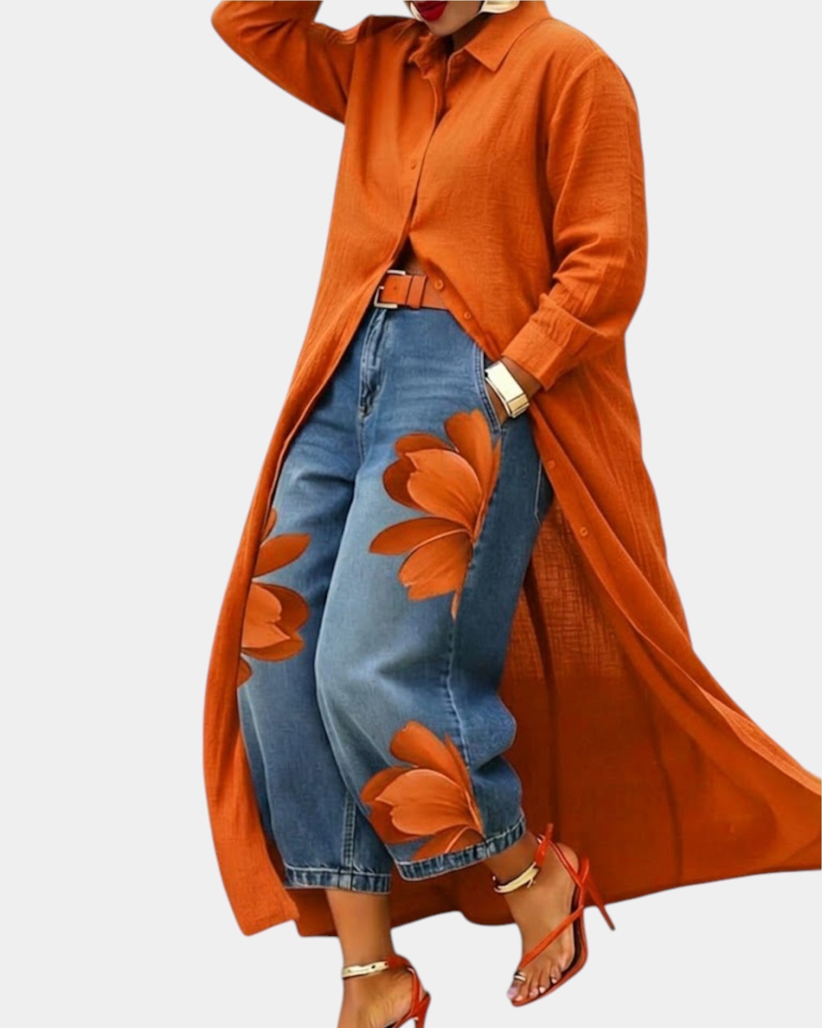 Flora | Jean Large + Chemise OFFERTE