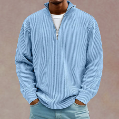 Thomas | Pull demi-zip pour homme