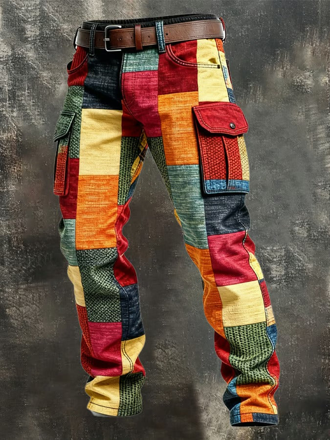 Mathéo | Pantalon Cargo Patchwork pour Homme