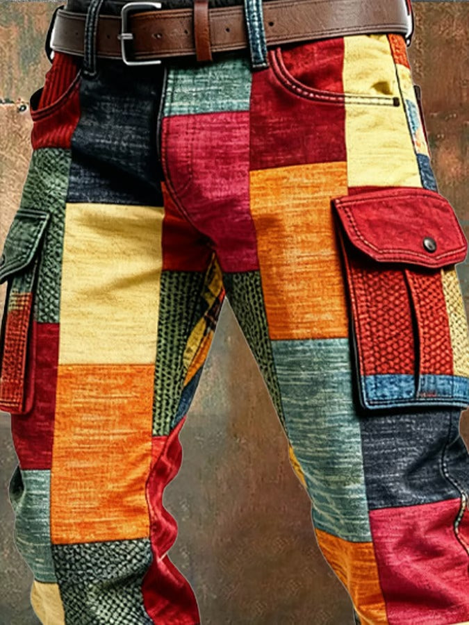 Mathéo | Pantalon Cargo Patchwork pour Homme