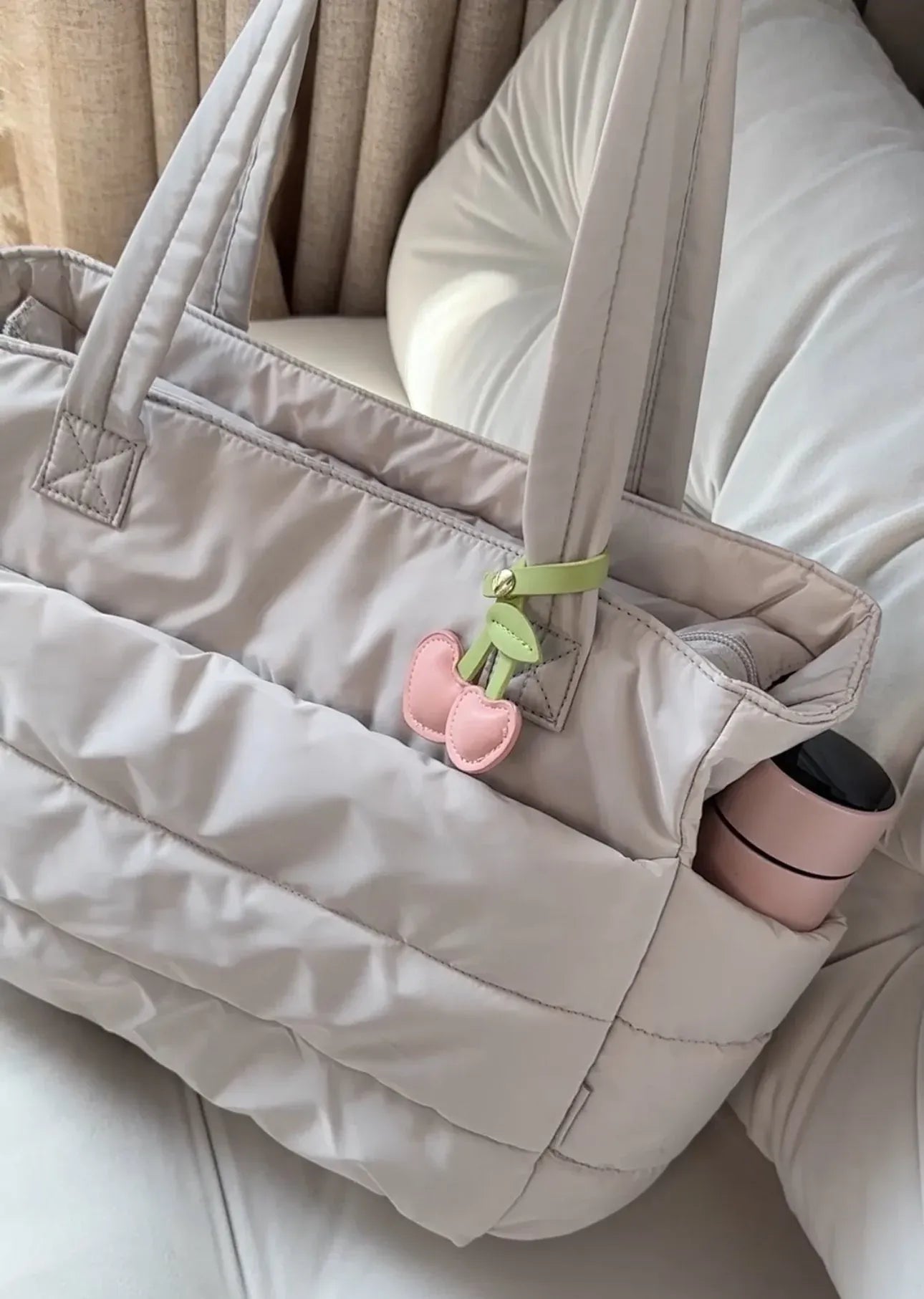 Lara - Quilted Tote Bag
