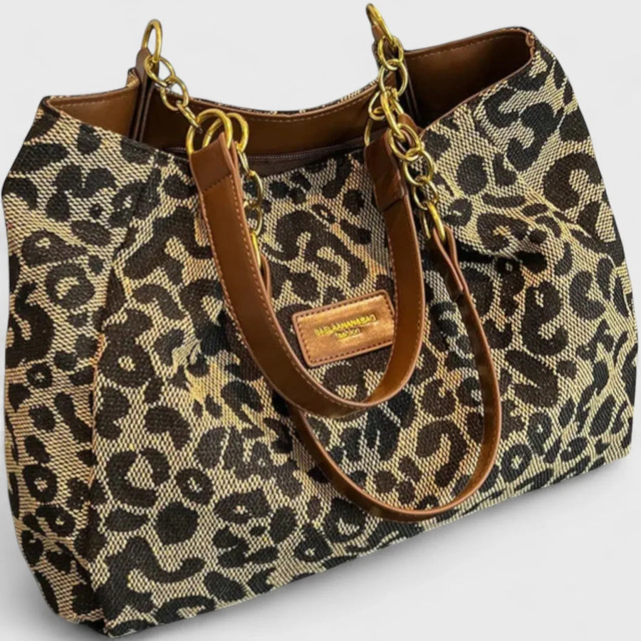 Valeria - Sac à main au chic motif léopard