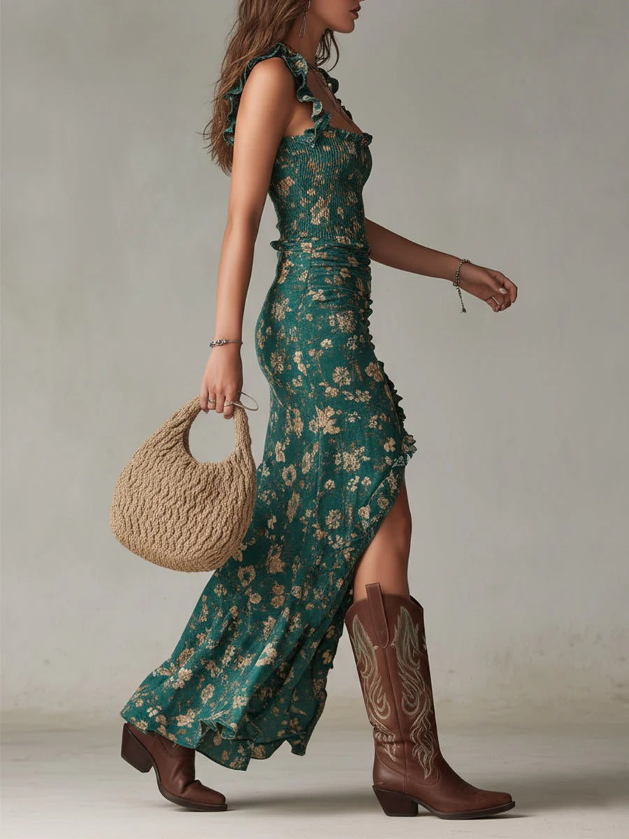 Zara | Robe Maxi Boho Rétro