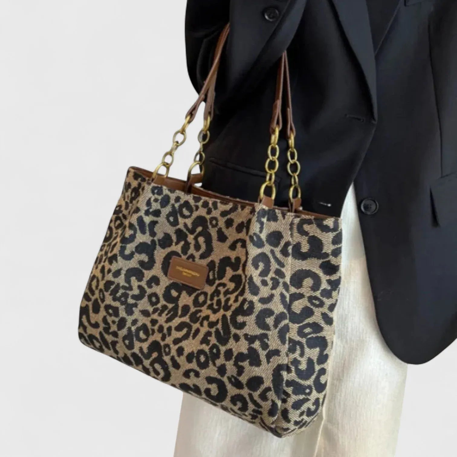 Valeria - Sac à main au chic motif léopard