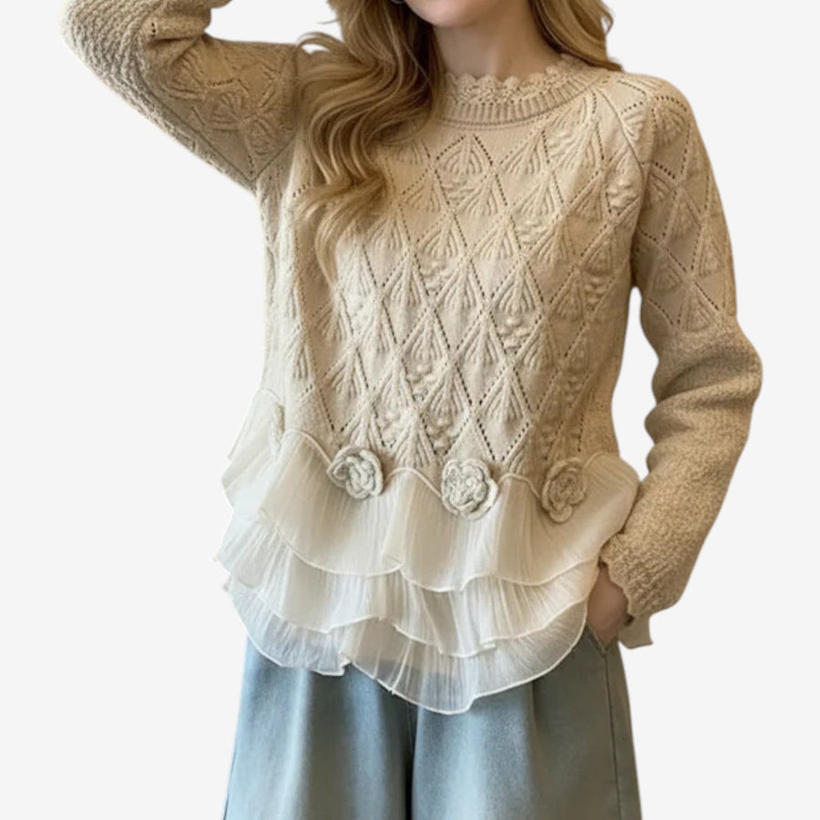Élodie™ — Pull texturé élégance intemporelle