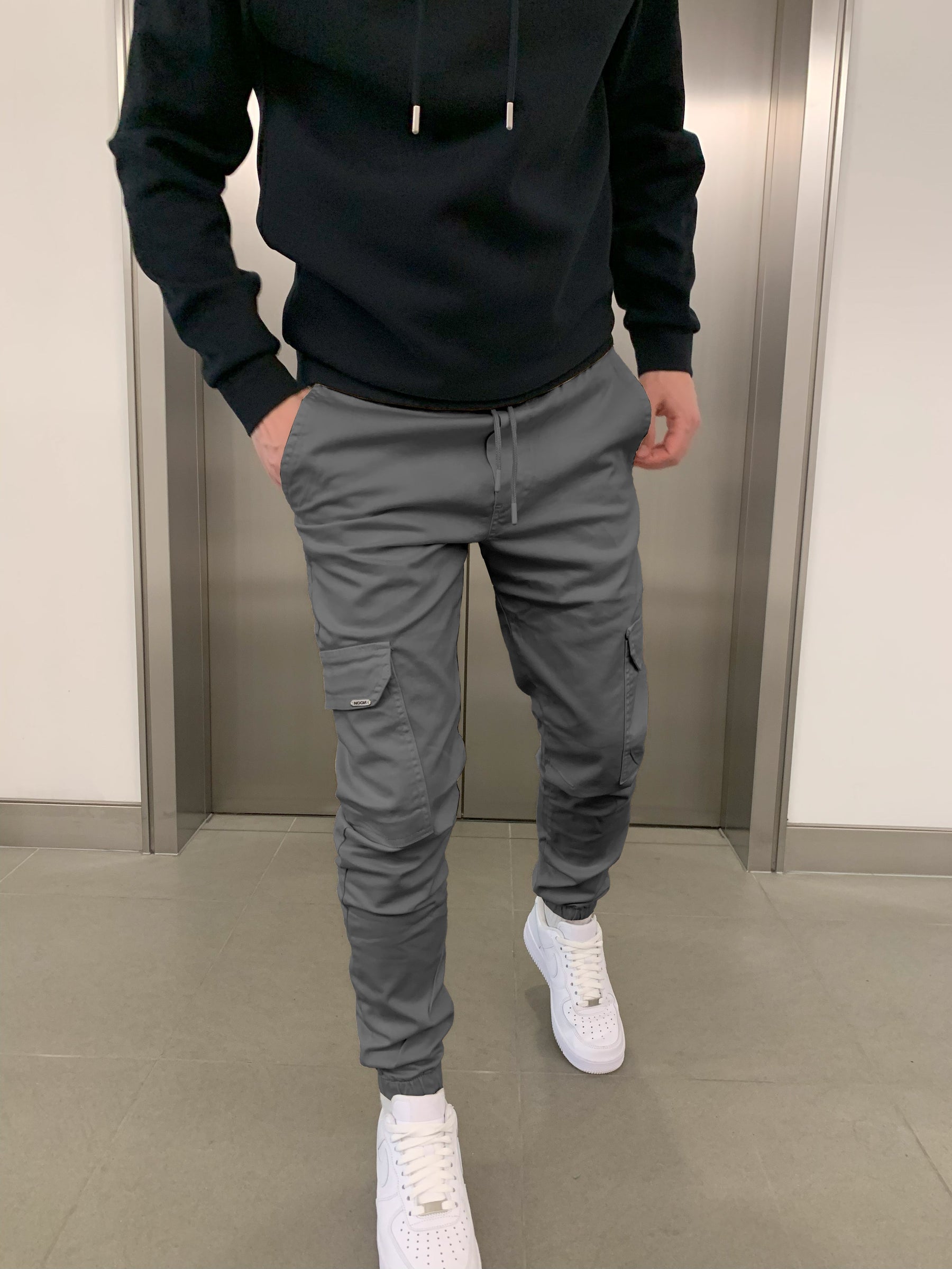 ÉLINÉA PARIS | PANTALON CARGO COUPE JOGGER