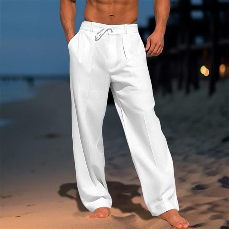 Jonas | PANTALON EN LIN UNI POUR HOMME