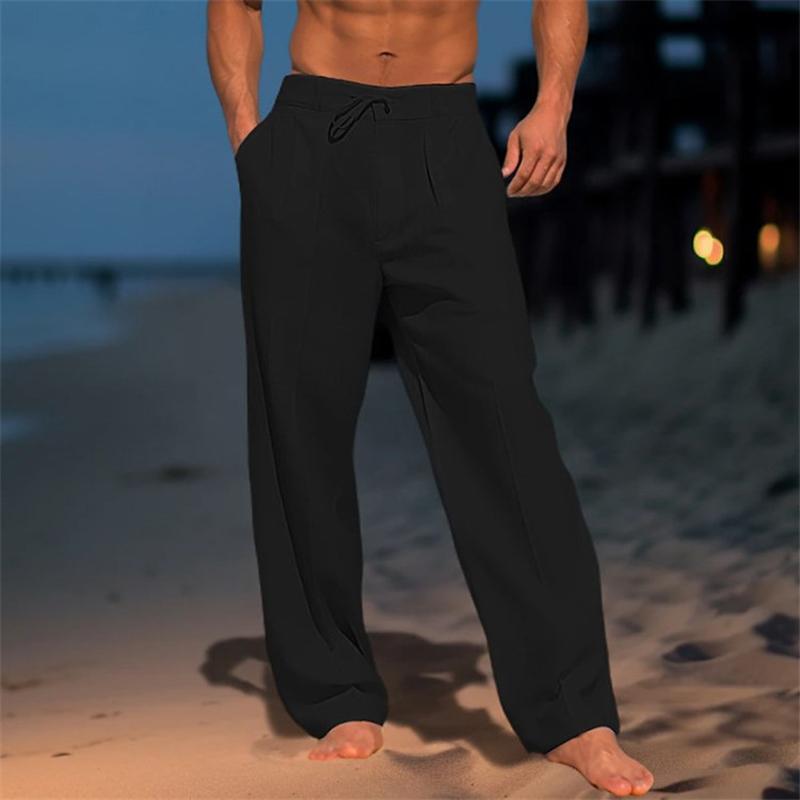Jonas | PANTALON EN LIN UNI POUR HOMME