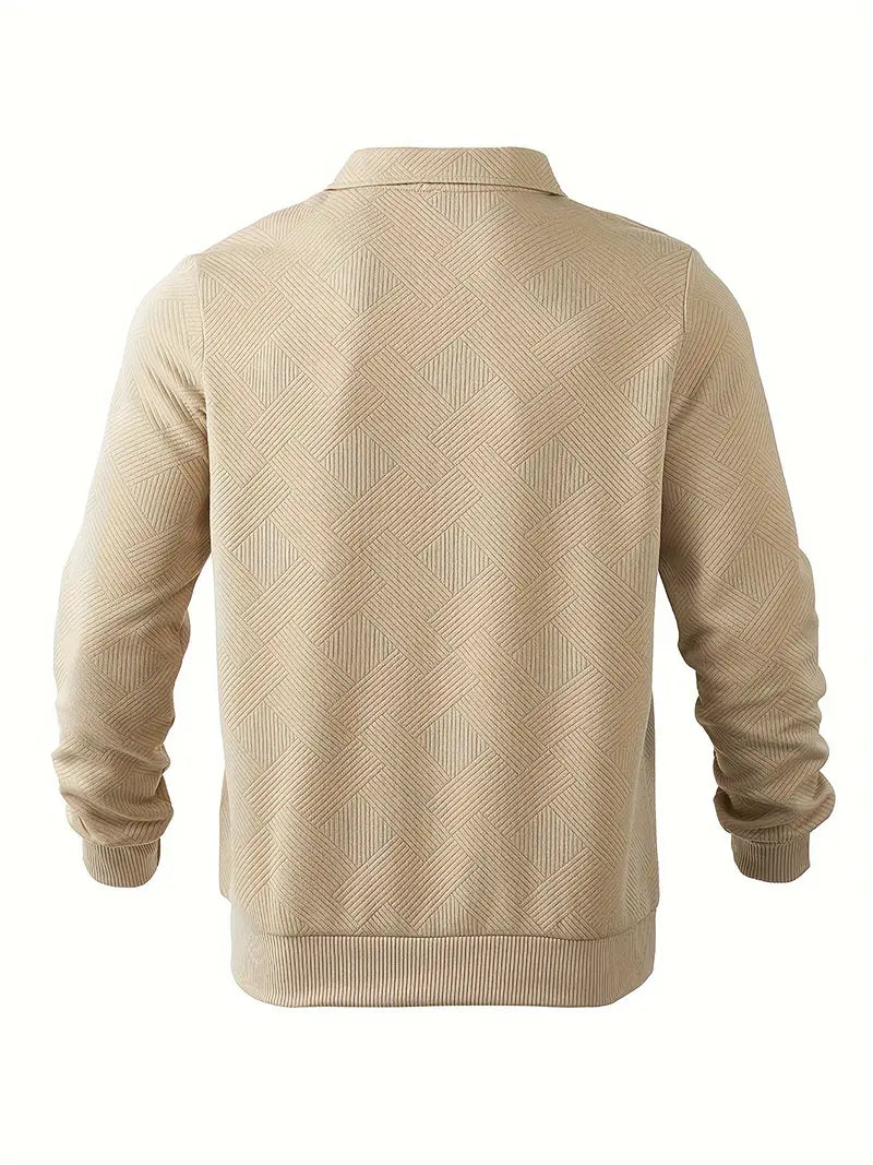 LAURENT MONACO| PULL À MAILLE GÉOMÉTRIQUE POUR HOMME
