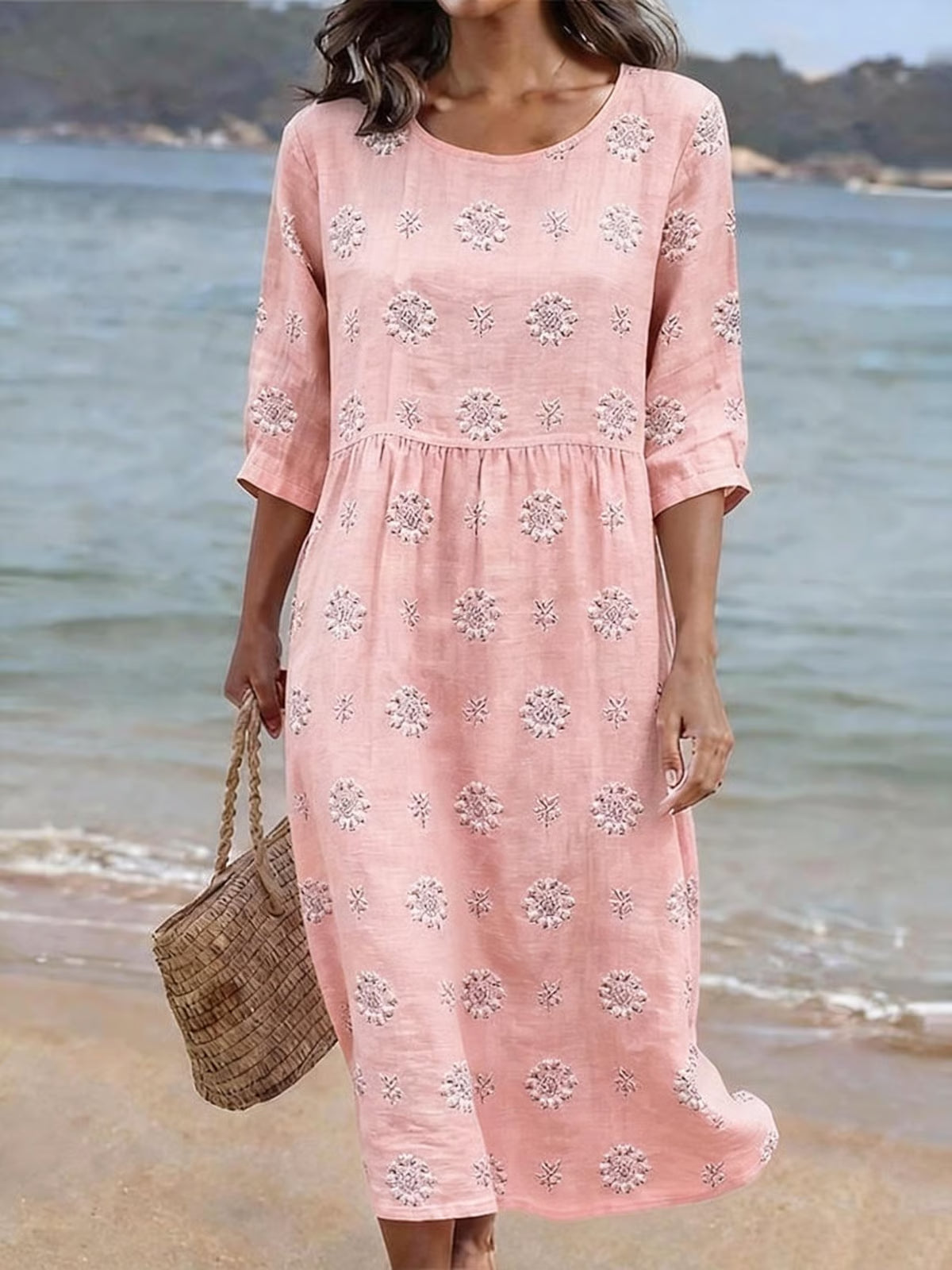 Lucie | Robe imprimée décontractée pour femme