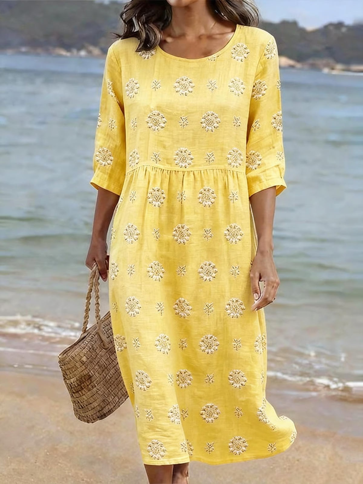 Lucie | Robe imprimée décontractée pour femme