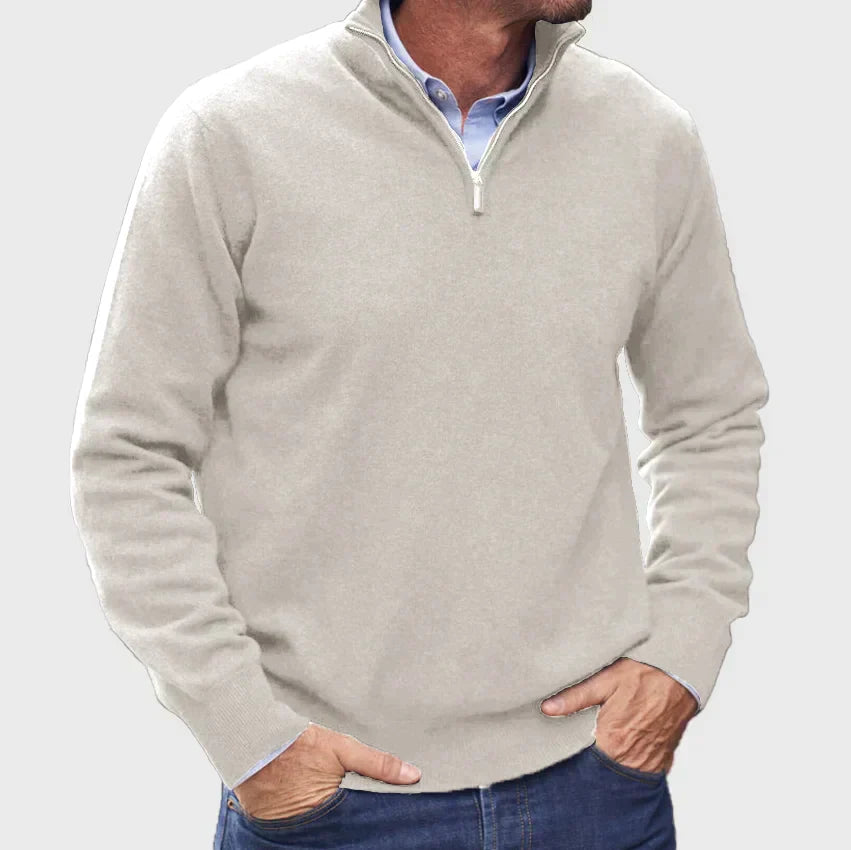 Julien | Pull avec zip pour homme