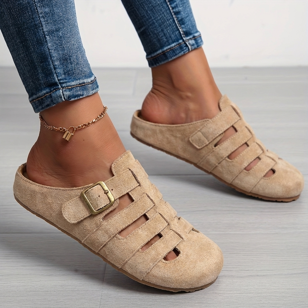 Maëlle | Mules Sandales Confort Sans Fermeture