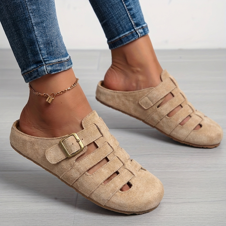 Maëlle | Mules Sandales Confort Sans Fermeture