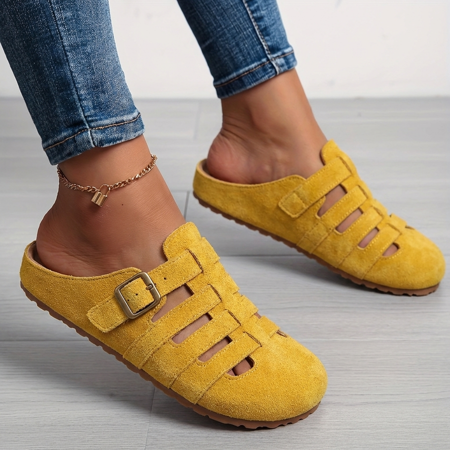 Maëlle | Mules Sandales Confort Sans Fermeture