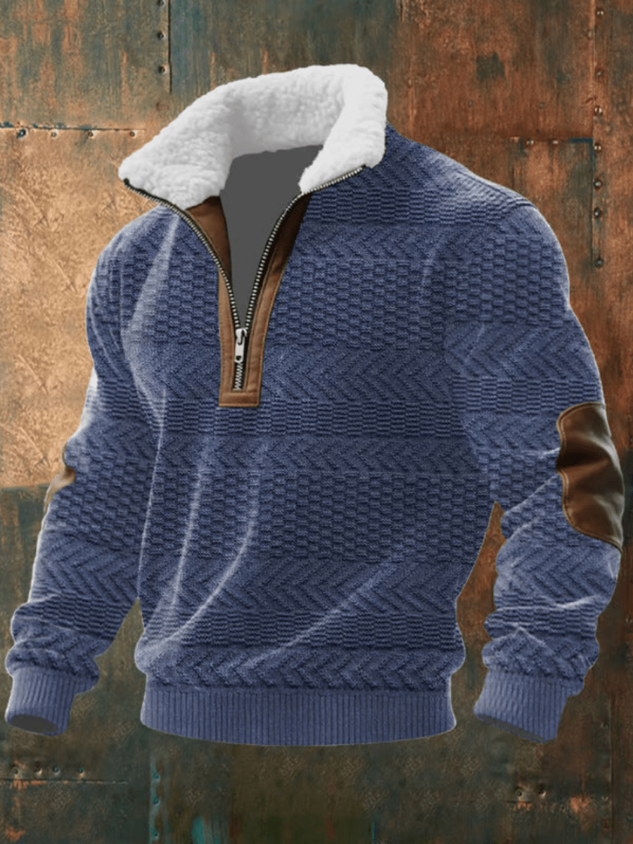 ÉLINÉA PARIS | PULL AVEC COL EN FLEECE