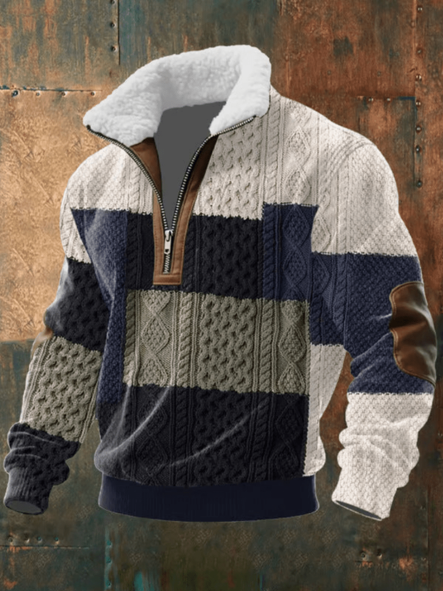 ÉLINÉA PARIS | PULL AVEC COL EN FLEECE