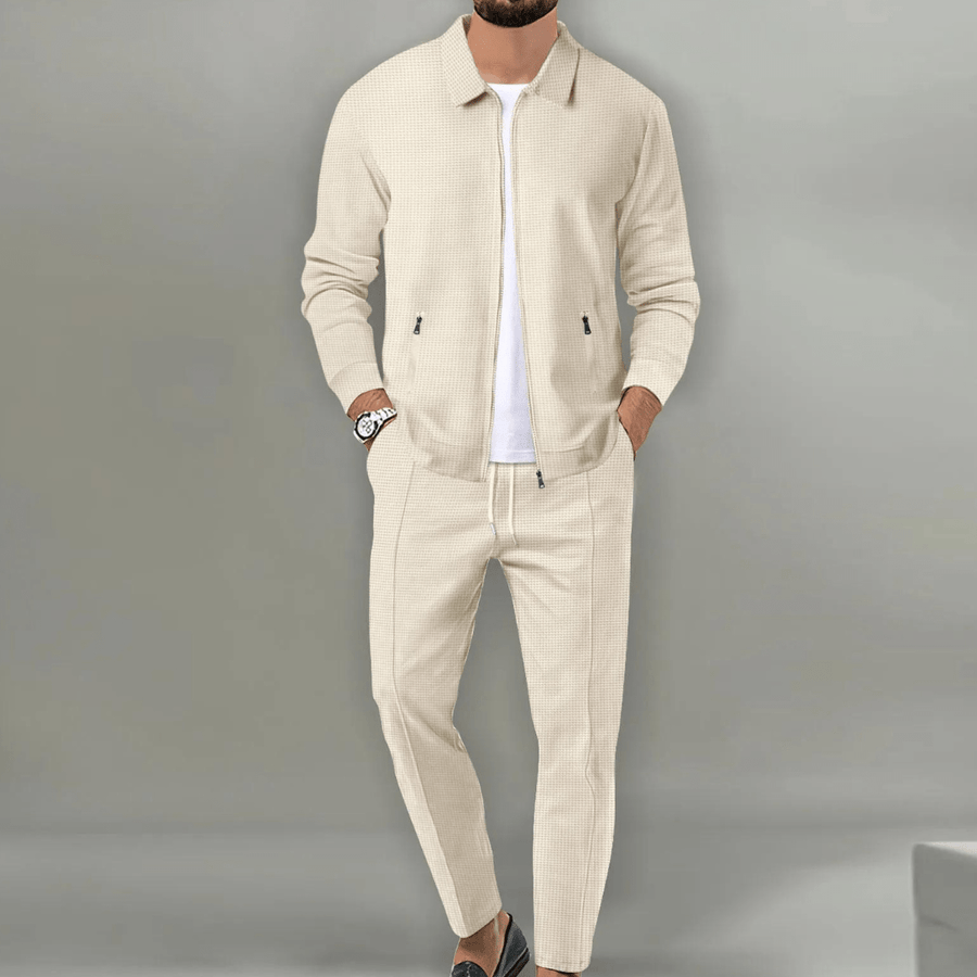 Maxime | Ensemble tricot gaufré classique pour homme