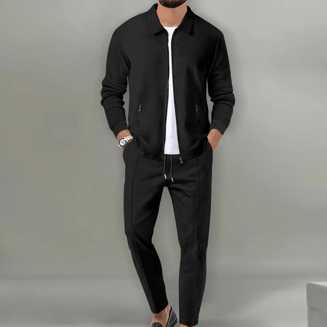 Maxime | Ensemble tricot gaufré classique pour homme