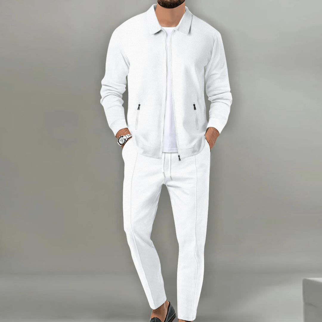Maxime | Ensemble tricot gaufré classique pour homme