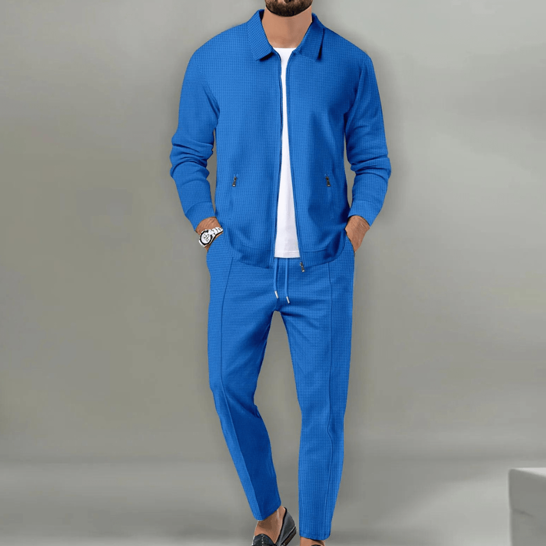 Maxime | Ensemble tricot gaufré classique pour homme