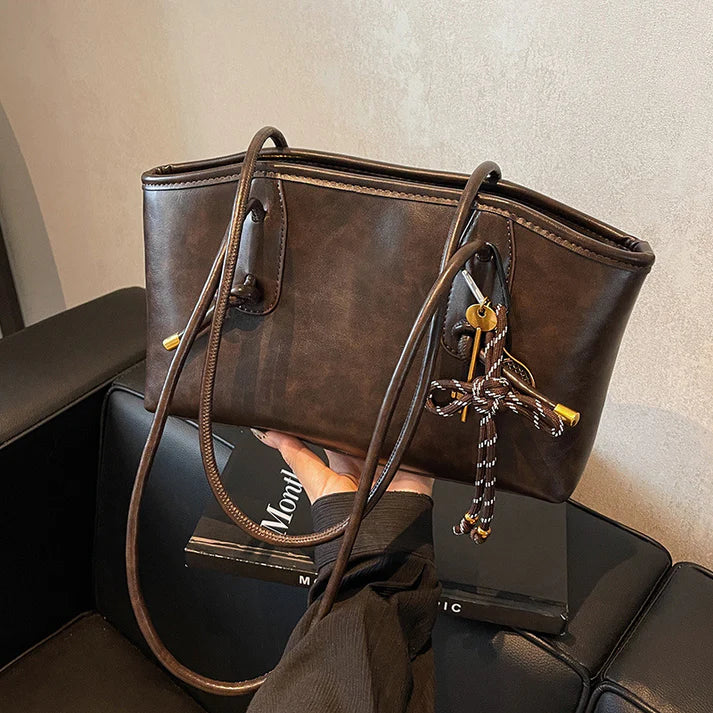 Renata - Sac à main vintage en simili cuir