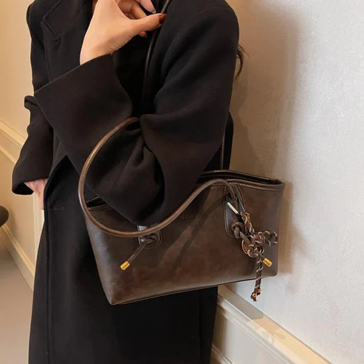 Renata - Sac à main vintage en simili cuir