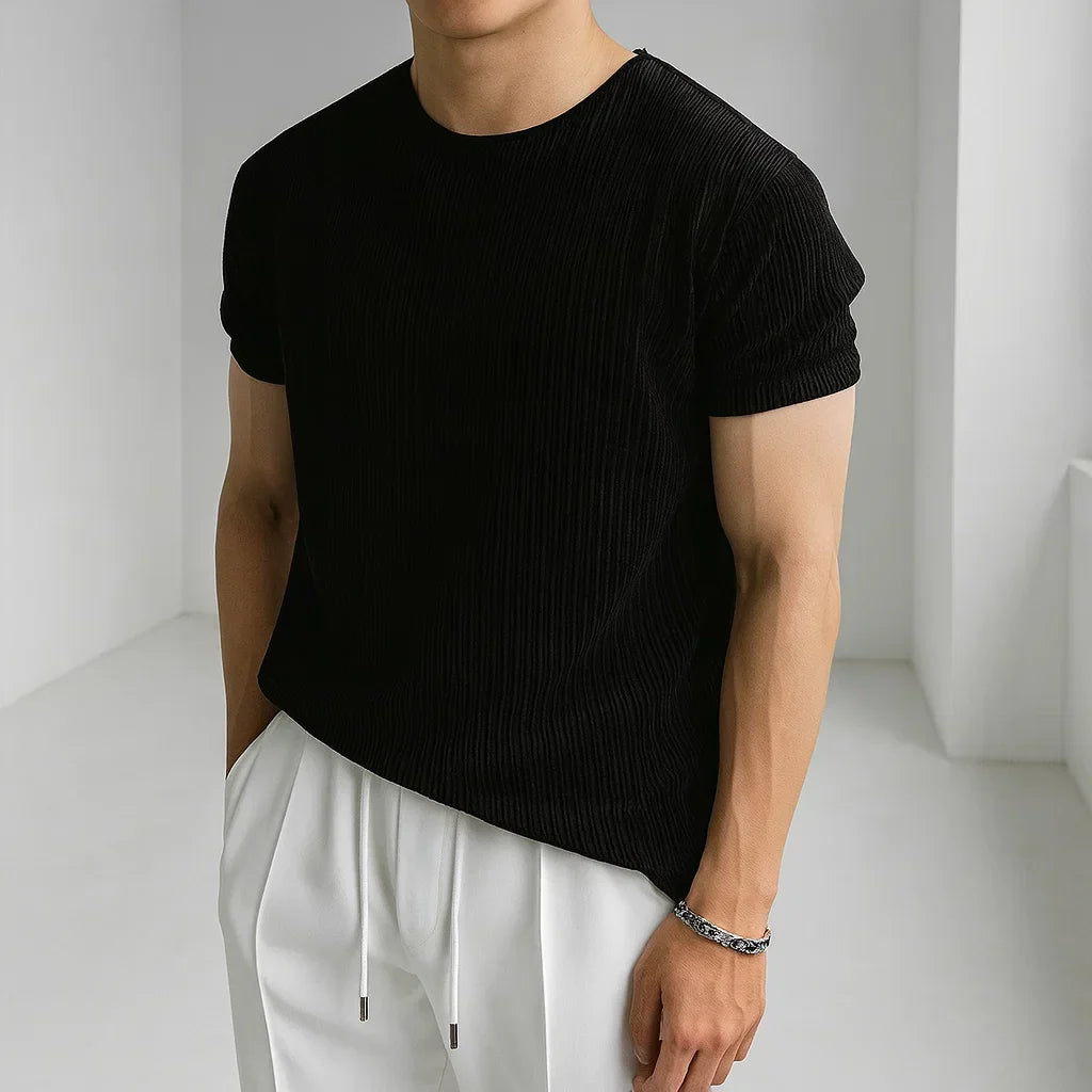 Joël | T-shirt en tricot pour hommes