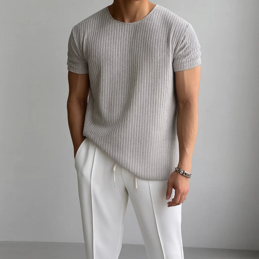 Joël | T-shirt en tricot pour hommes
