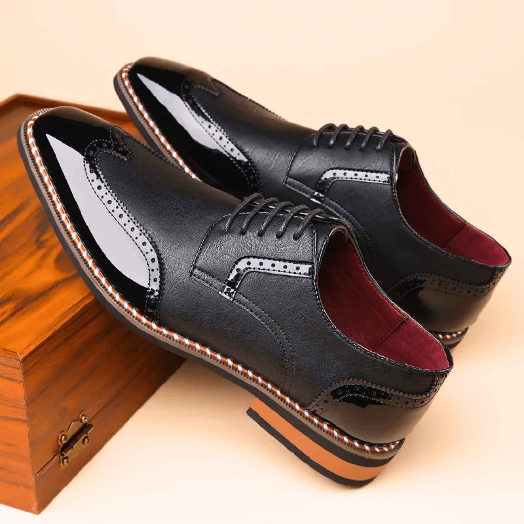 LAURENT MONACO | CHAUSSURES BICOLORE POUR HOMME