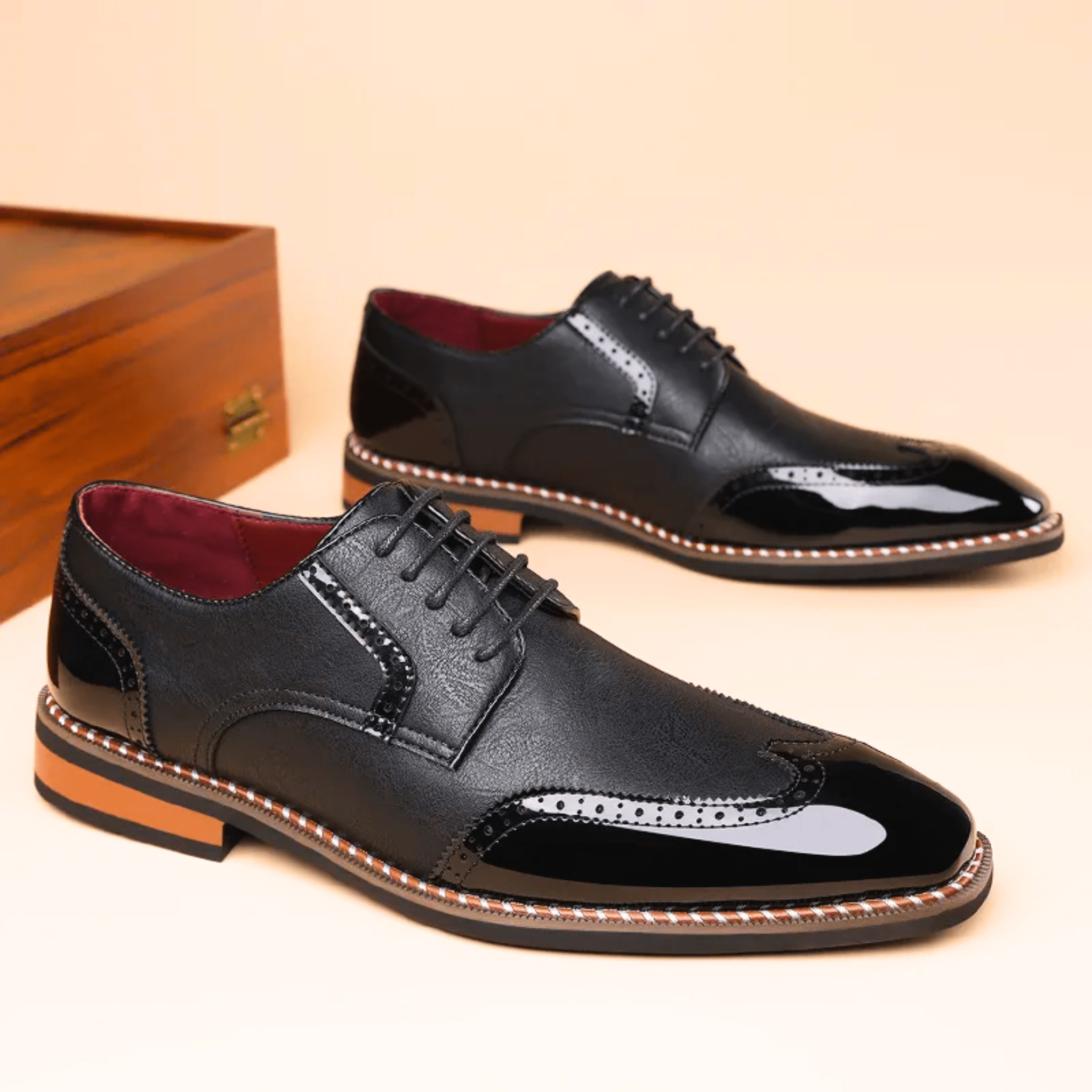 LAURENT MONACO | CHAUSSURES BICOLORE POUR HOMME