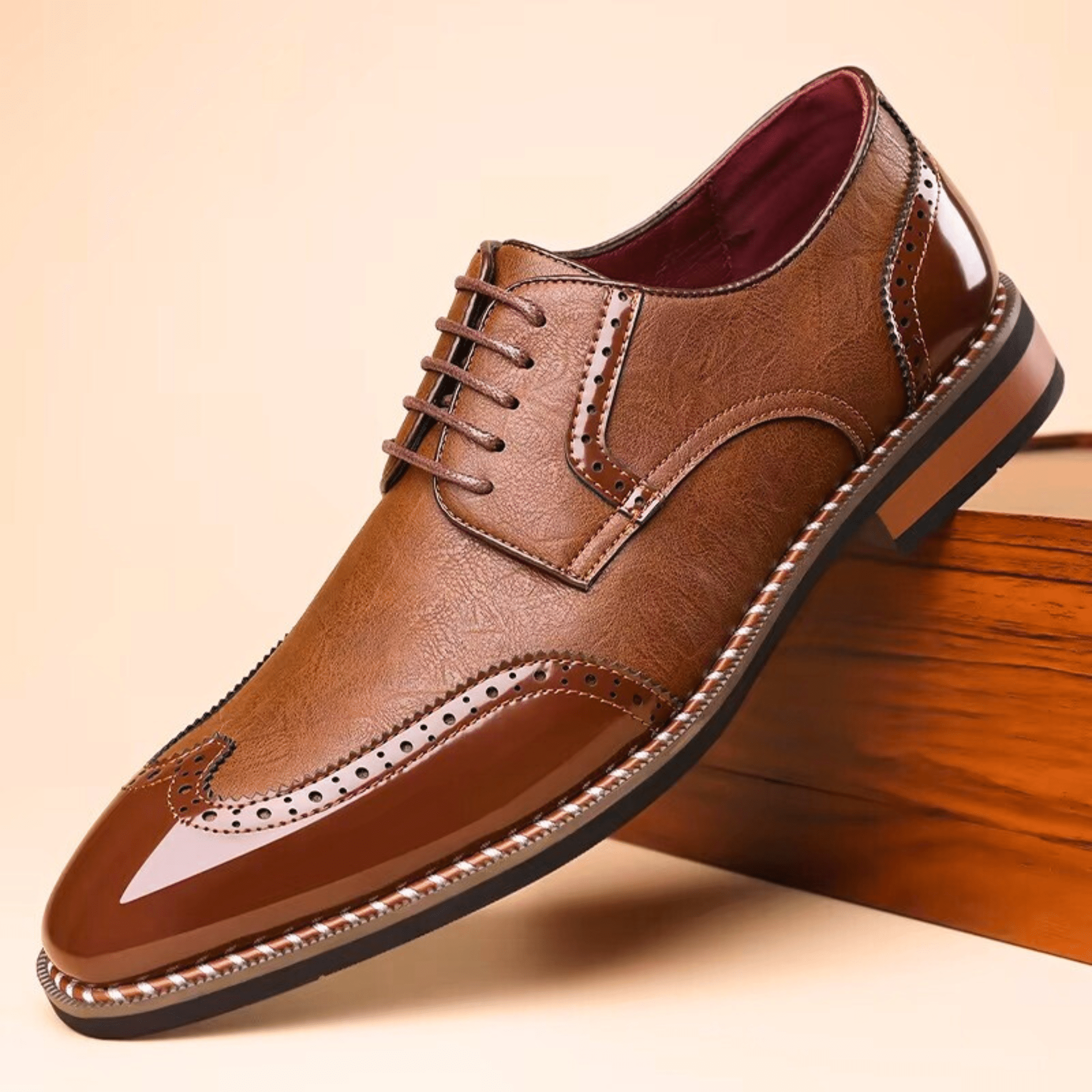 LAURENT MONACO | CHAUSSURES BICOLORE POUR HOMME