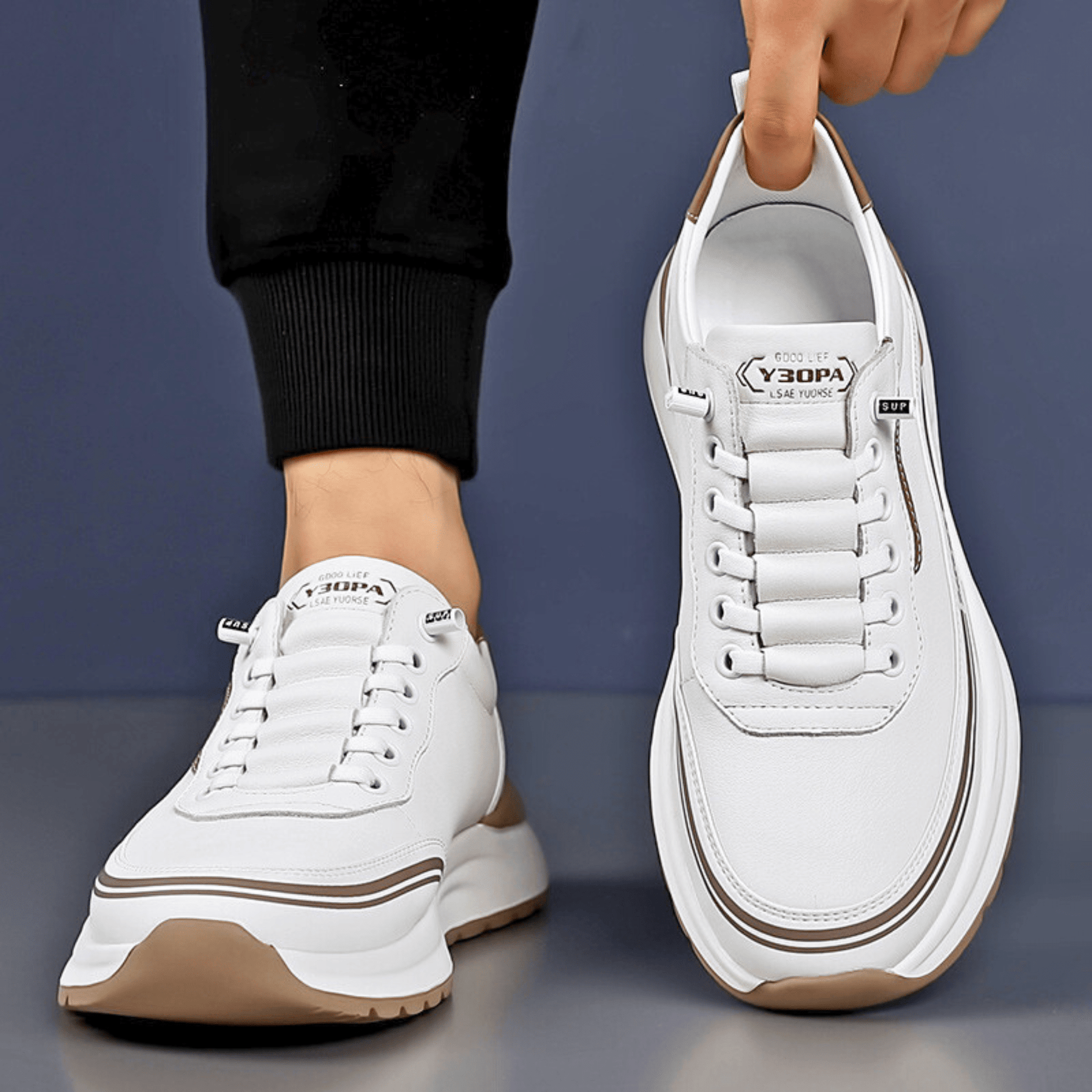 LAURENT MONACO | CHAUSSURES DE RUE AMORTISSÉES POUR HOMMES