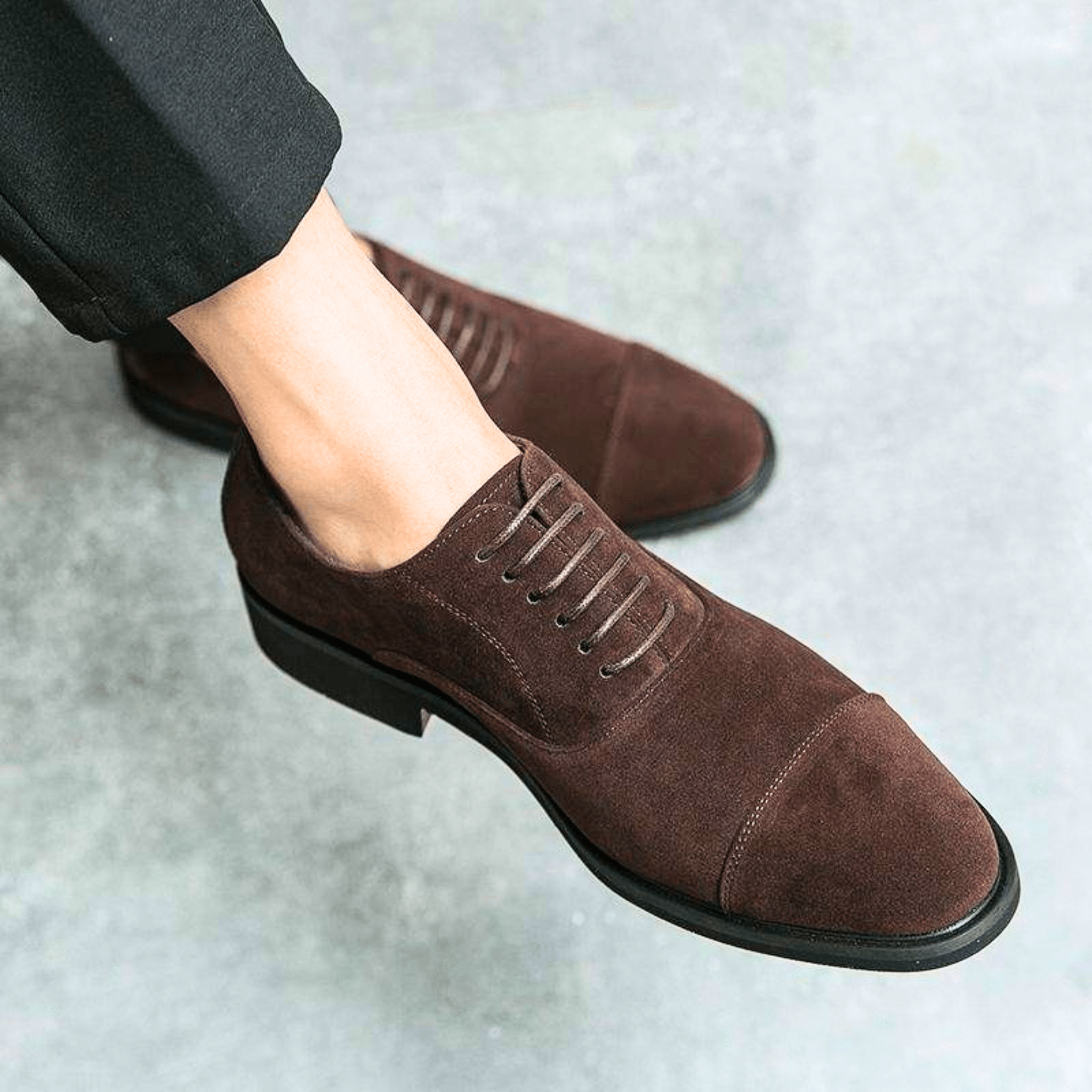 LAURENT MONACO | CHAUSSURES EN DAIM POUR HOMMES