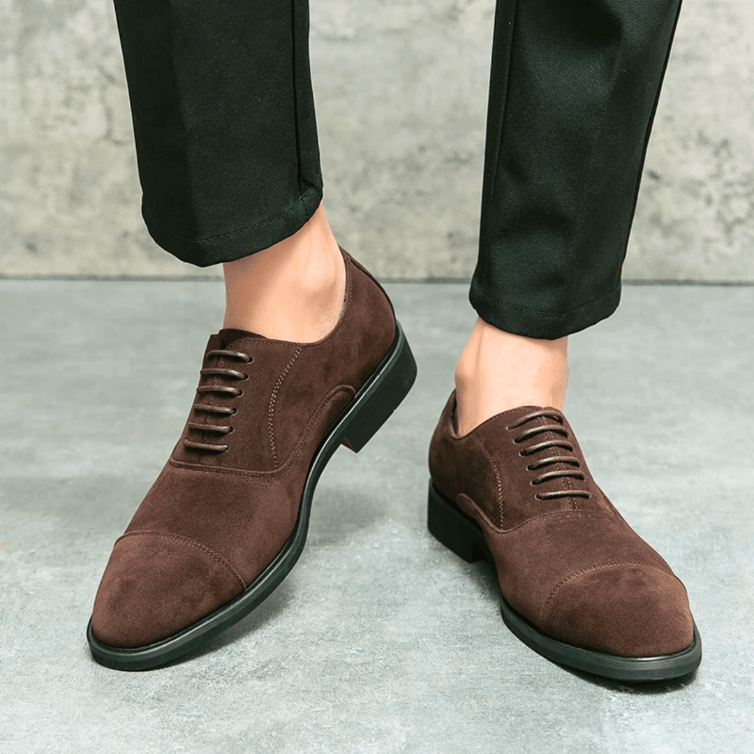 LAURENT MONACO | CHAUSSURES EN DAIM POUR HOMMES