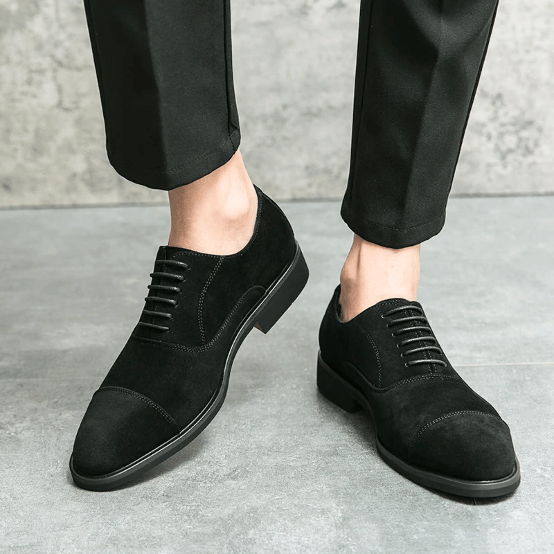 LAURENT MONACO | CHAUSSURES EN DAIM POUR HOMMES
